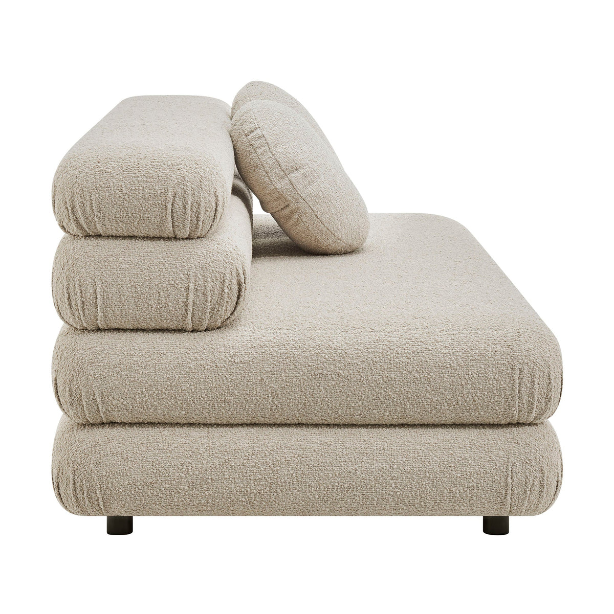 Jubilee Upholstered Modular Armless Loveseat by Modway, photo 4 of 22