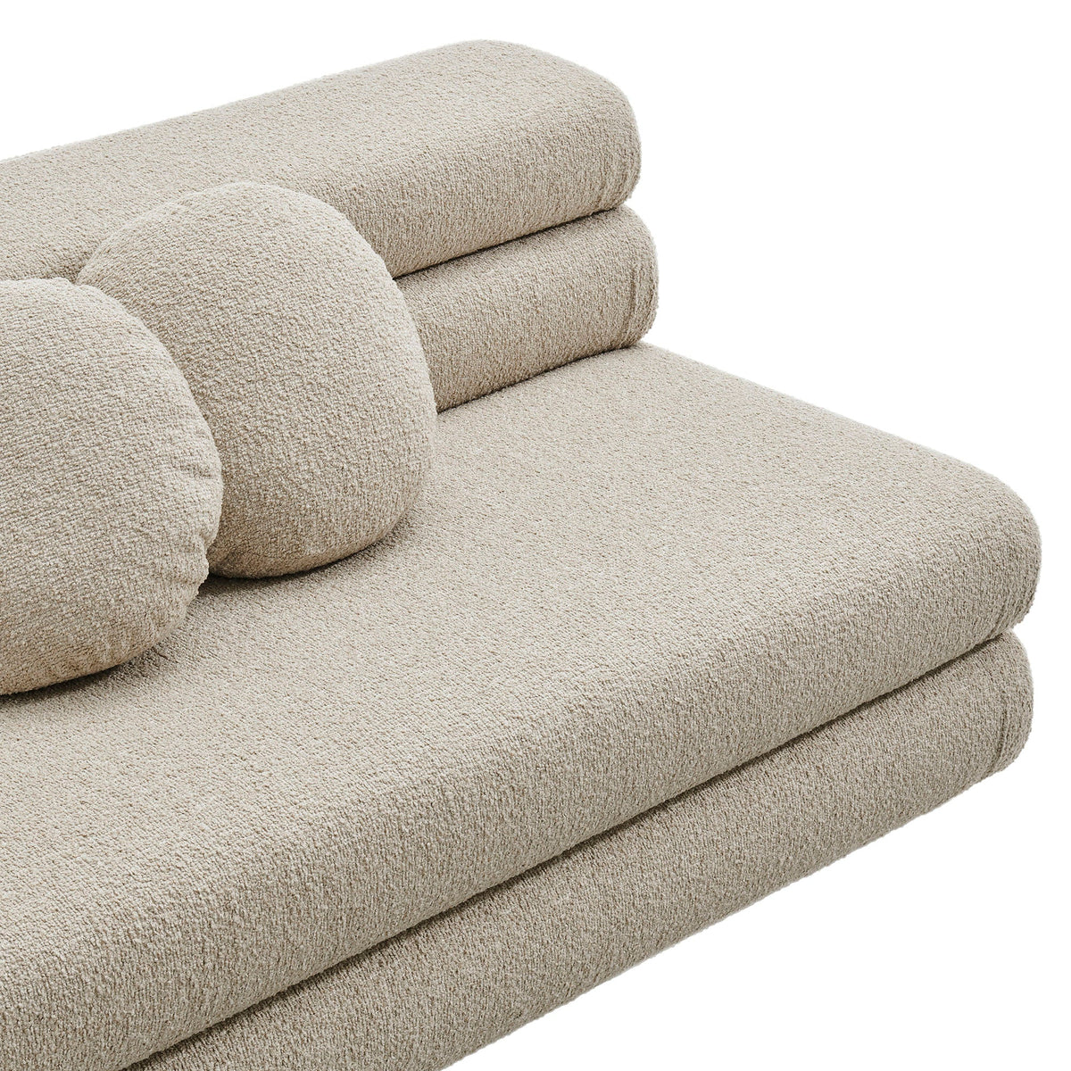 Jubilee Upholstered Modular Armless Loveseat by Modway, photo 7 of 22