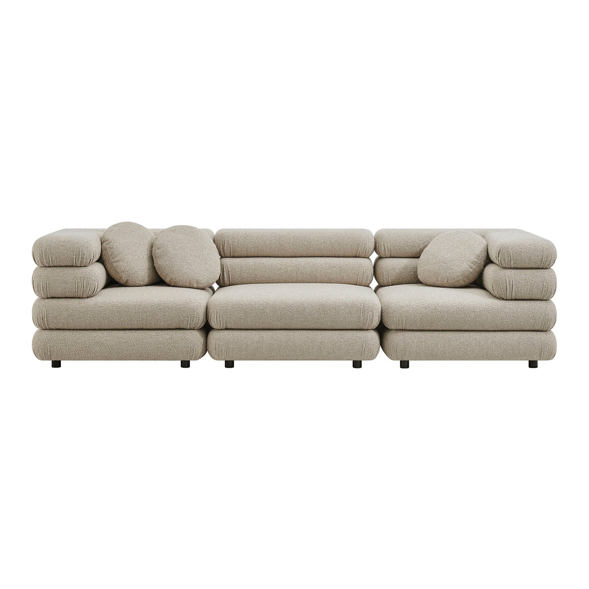 Jubilee 3-Piece Upholstered 3-Piece Modular Sofa Set by Modway, photo 5 of 28