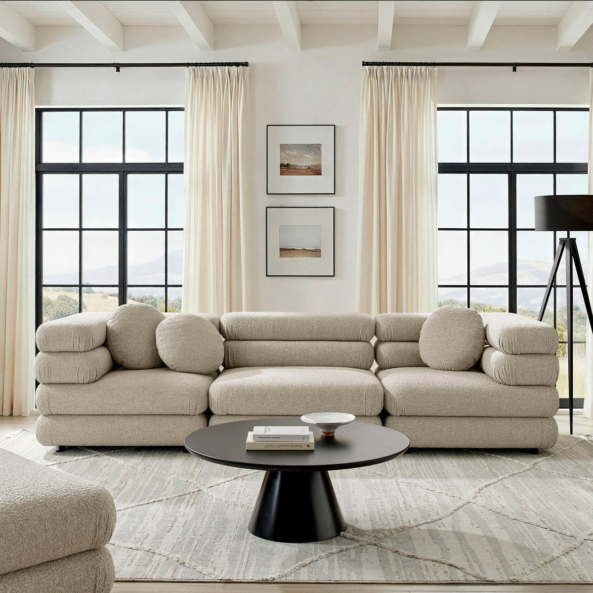 Jubilee 3-Piece Upholstered 3-Piece Modular Sofa Set by Modway, photo 12 of 28