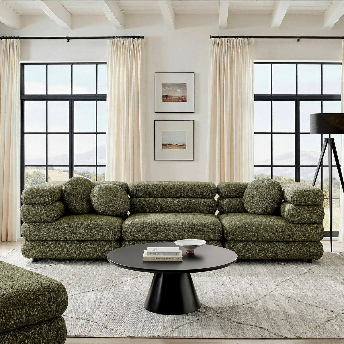 Jubilee 3-Piece Upholstered 3-Piece Modular Sofa Set by Modway, photo 27 of 28