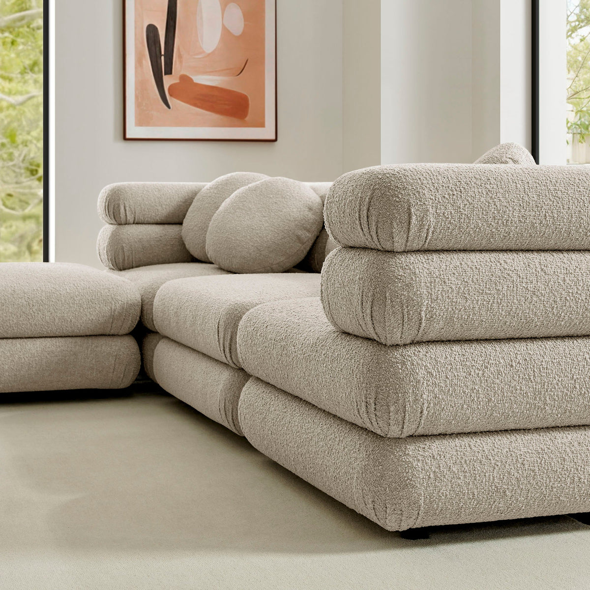 Jubilee 4-Piece Upholstered Modular Sofa Set by Modway, photo 14 of 29