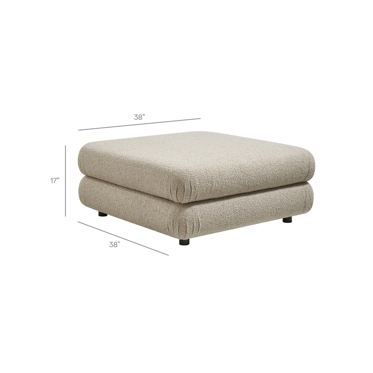 Jubilee 4-Piece Upholstered Modular Sofa Set by Modway, photo 4 of 29