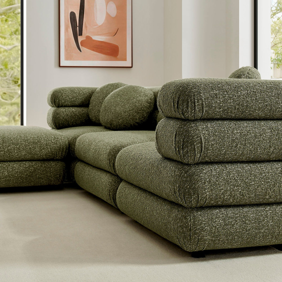 Jubilee 4-Piece Upholstered Modular Sofa Set by Modway, photo 29 of 29