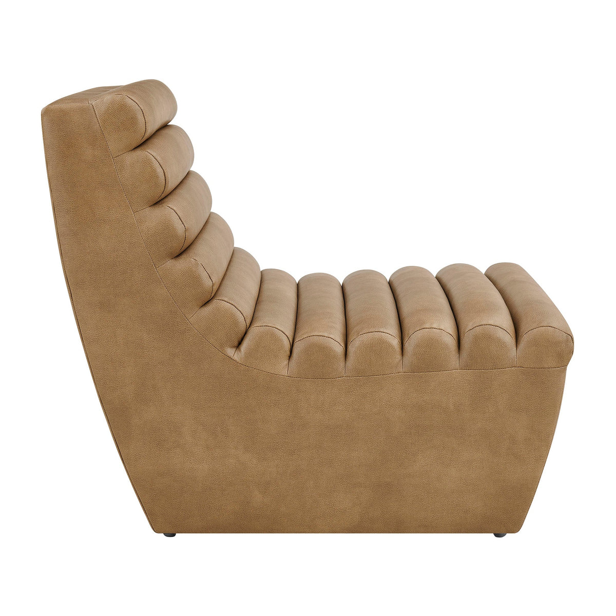 Corbin Vegan Leather Armless Accent Chair by Modway, photo 4 of 9