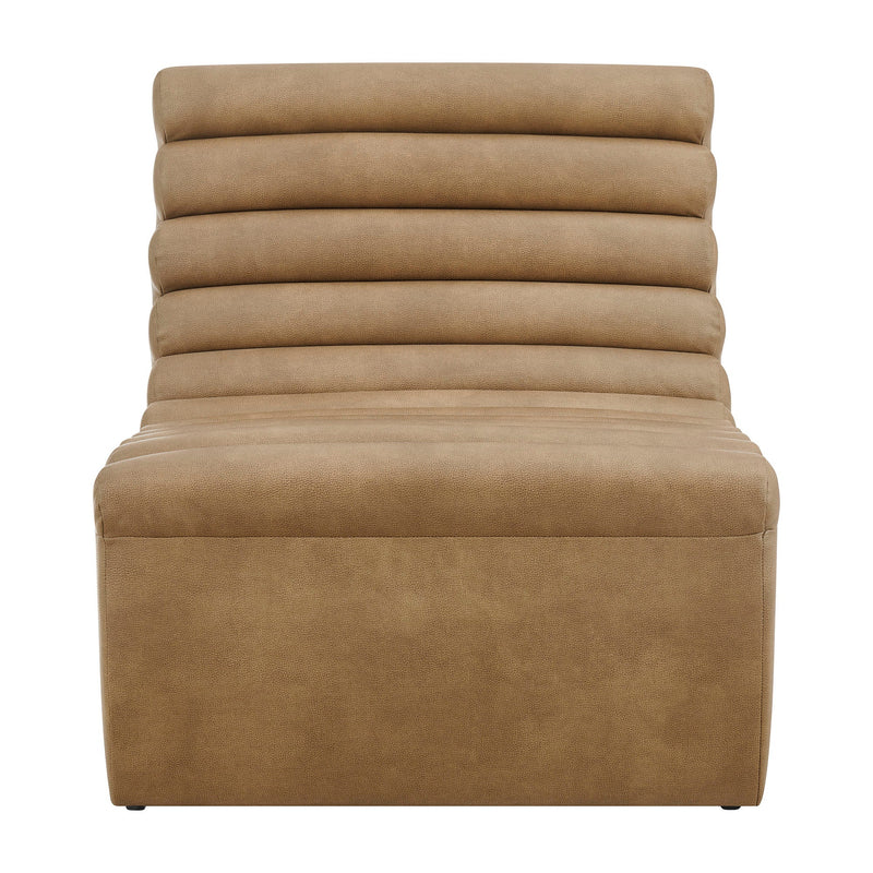 Corbin Vegan Leather Armless Accent Chair by Modway, photo 6 of 9
