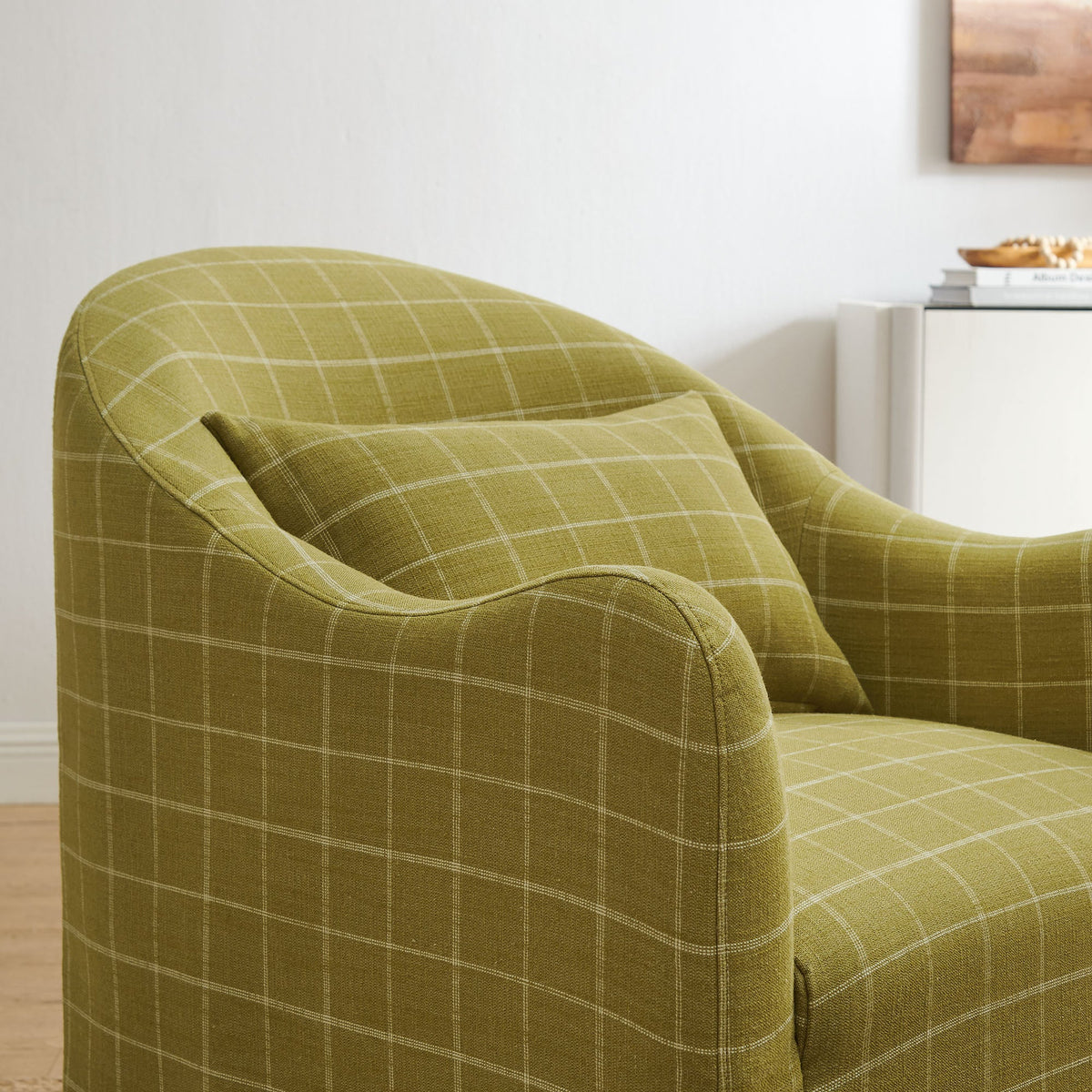 Bardot Linen Blend Accent Chair by Modway, photo 9 of 40