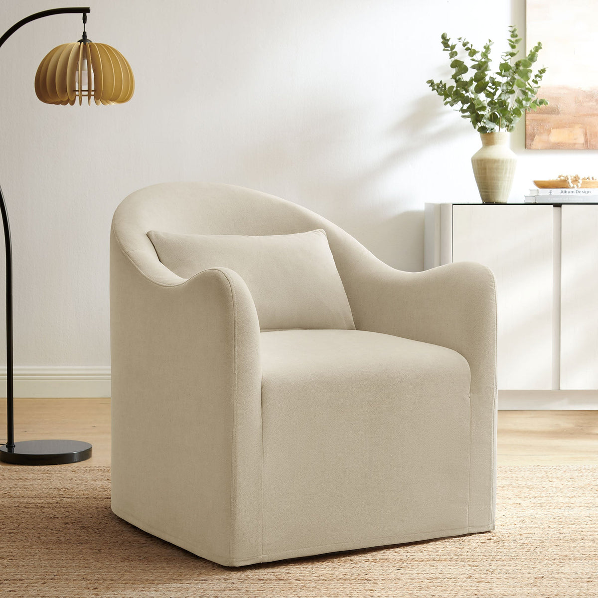 Bardot Linen Blend Accent Chair by Modway, photo 35 of 40