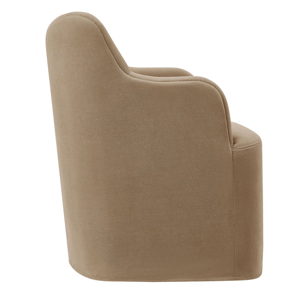 Cordelle Linen Blend Swivel Dining Chair by Modway, photo 4 of 40