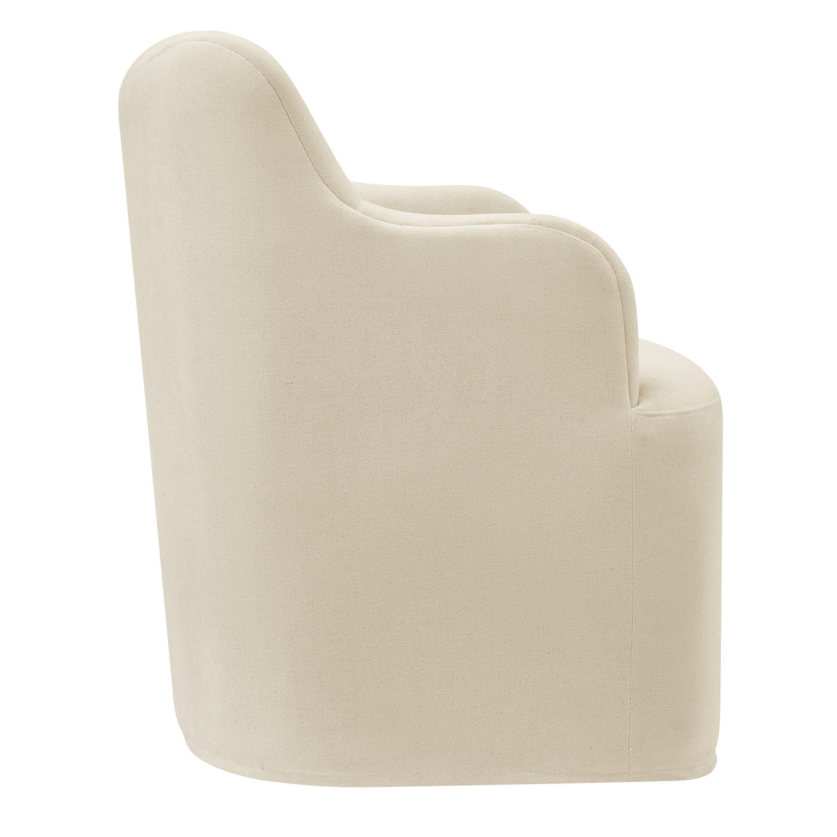 Cordelle Linen Blend Swivel Dining Chair by Modway, photo 13 of 40