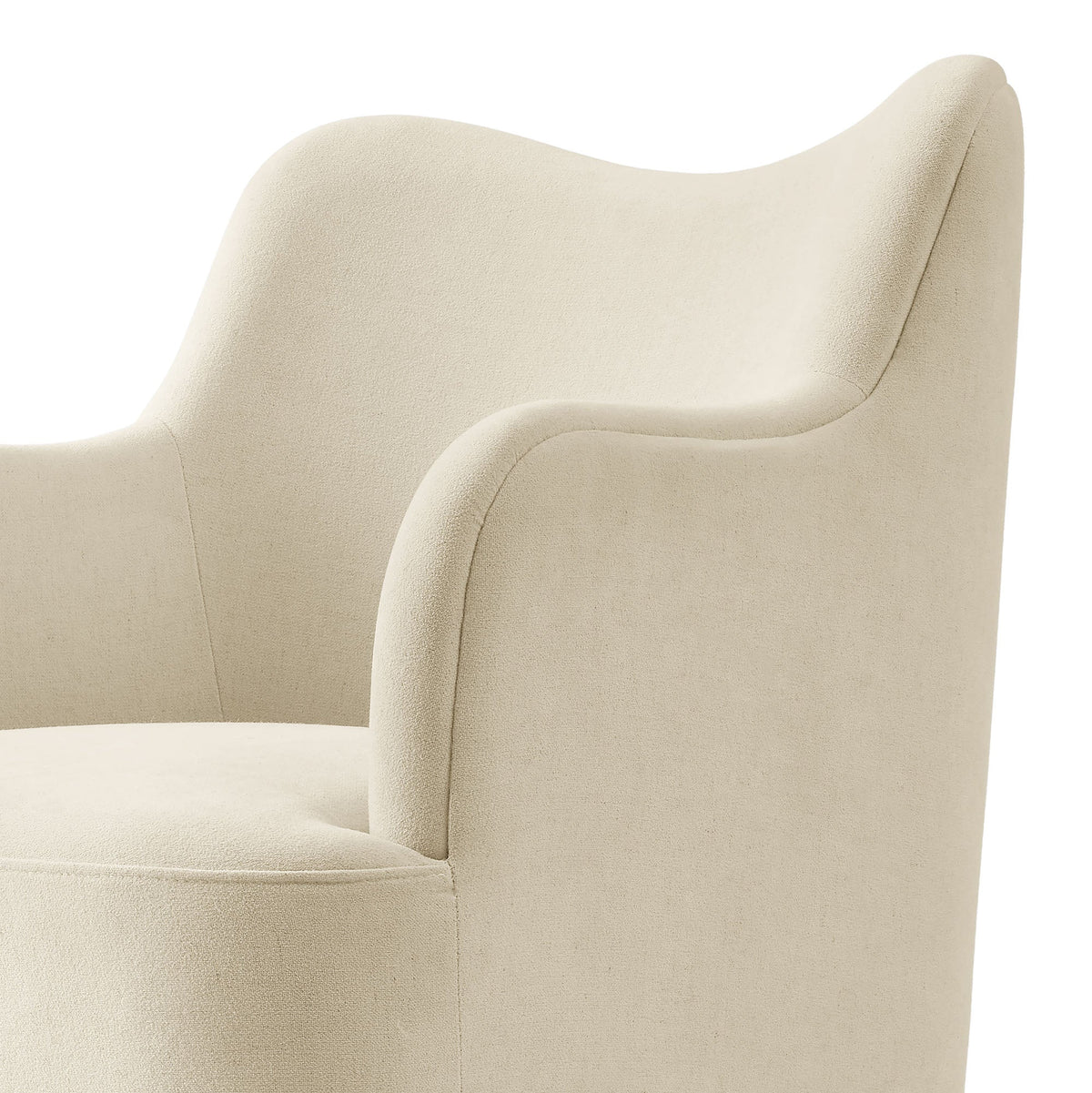 Cordelle Linen Blend Swivel Dining Chair by Modway, photo 16 of 40
