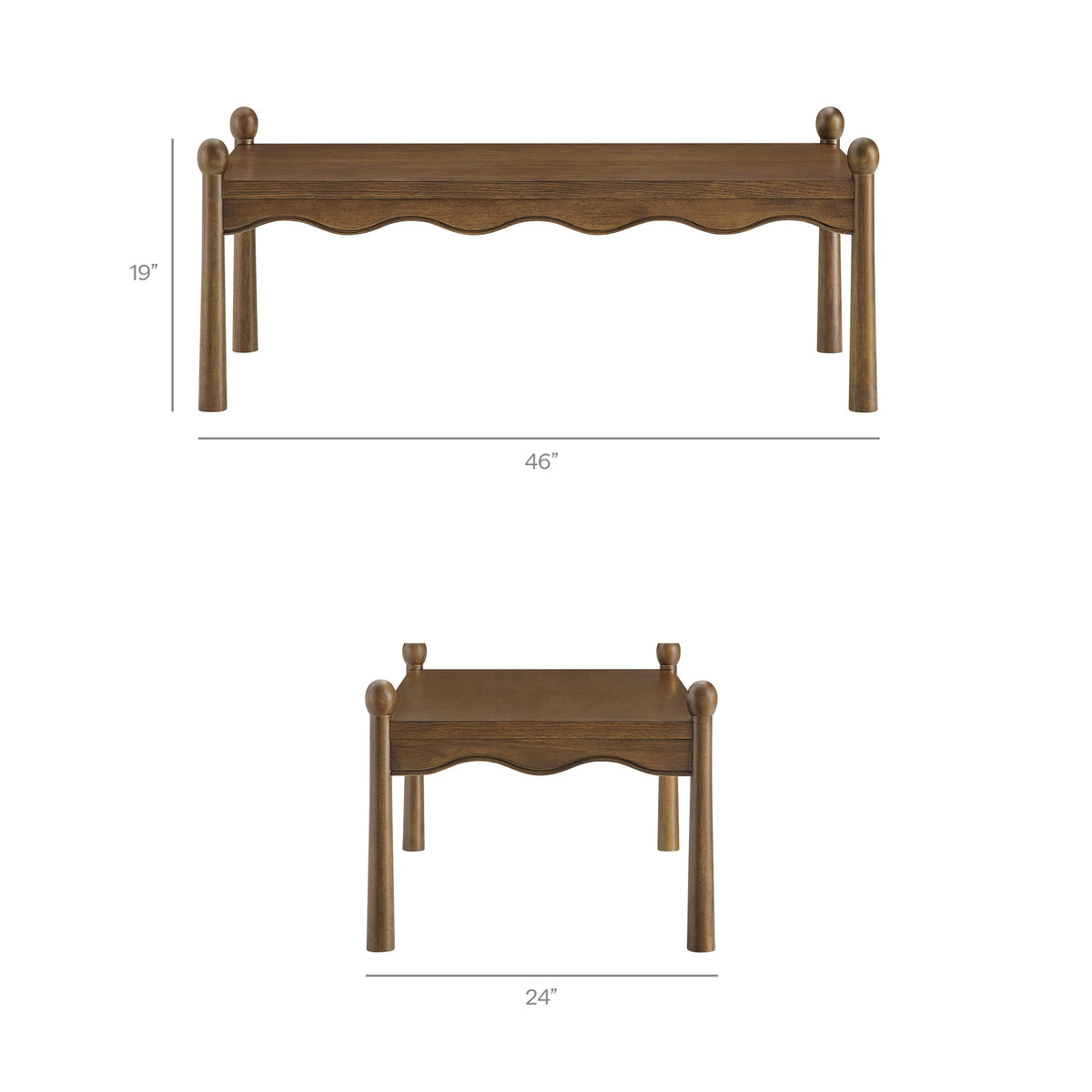 Darcy 46 Inch Wood Coffee Table by Modway, photo 11 of 16
