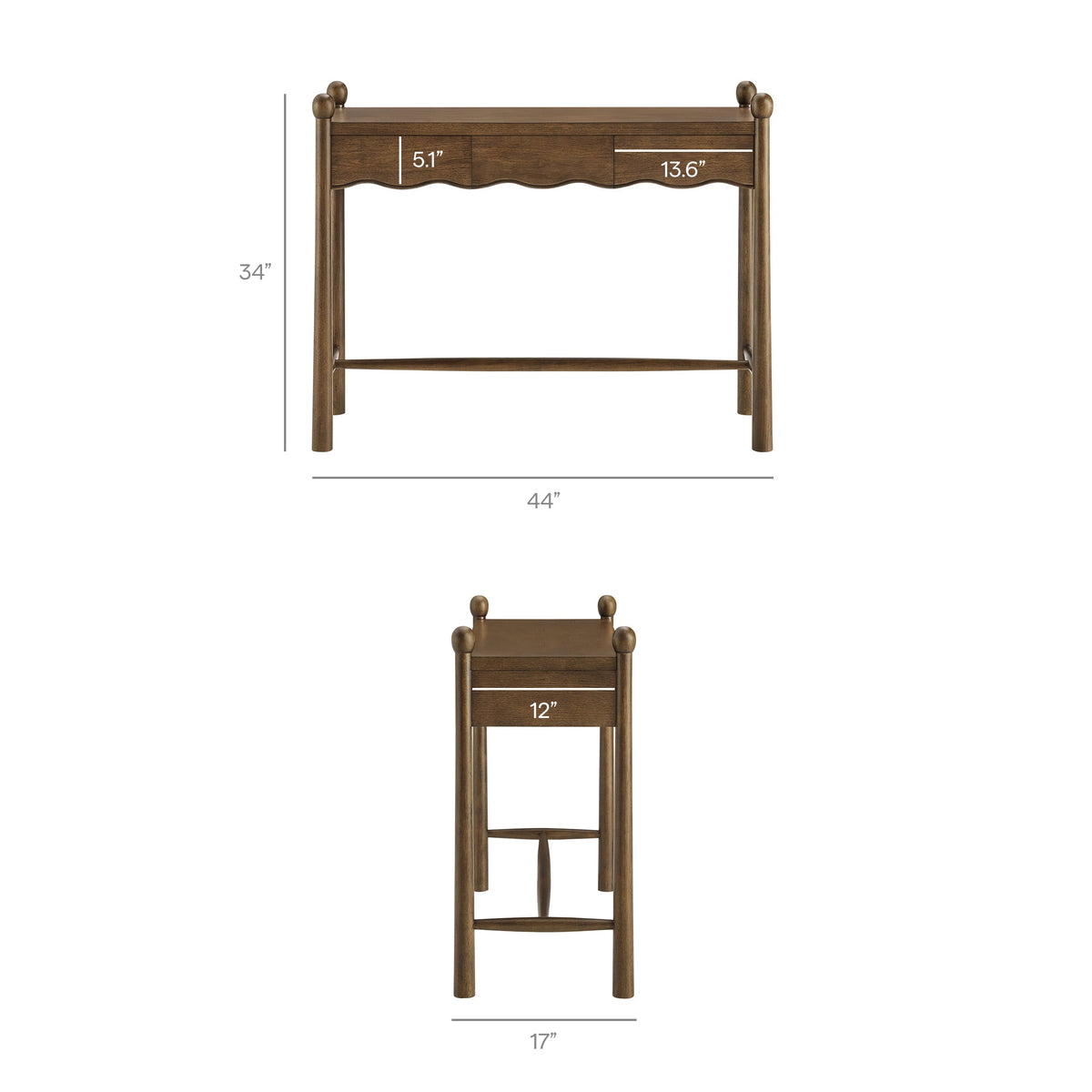 Darcy 44 Inch Wood Console Table by Modway, photo 13 of 20