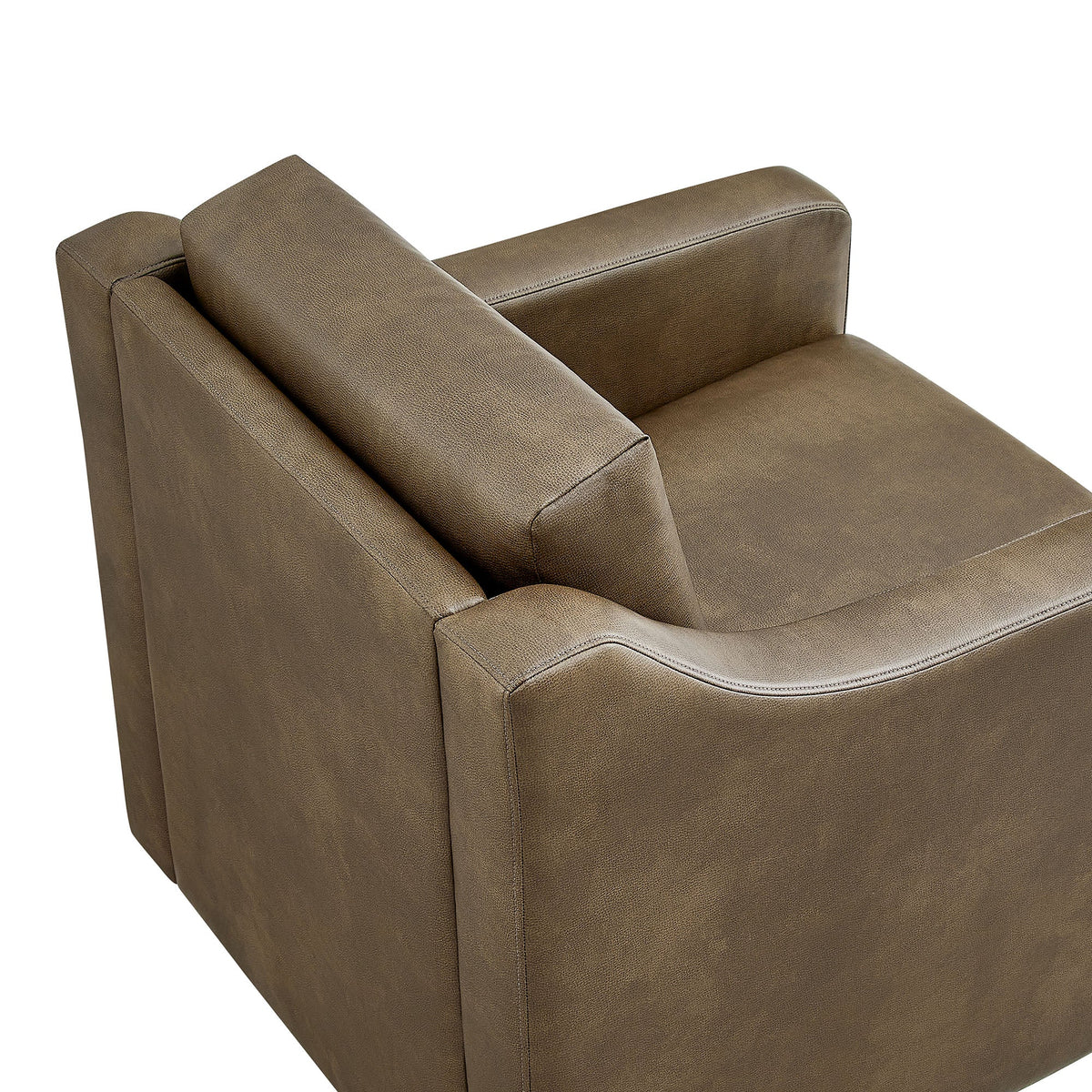 Liora Vegan Leather Swivel Armchair by Modway, photo 7 of 18