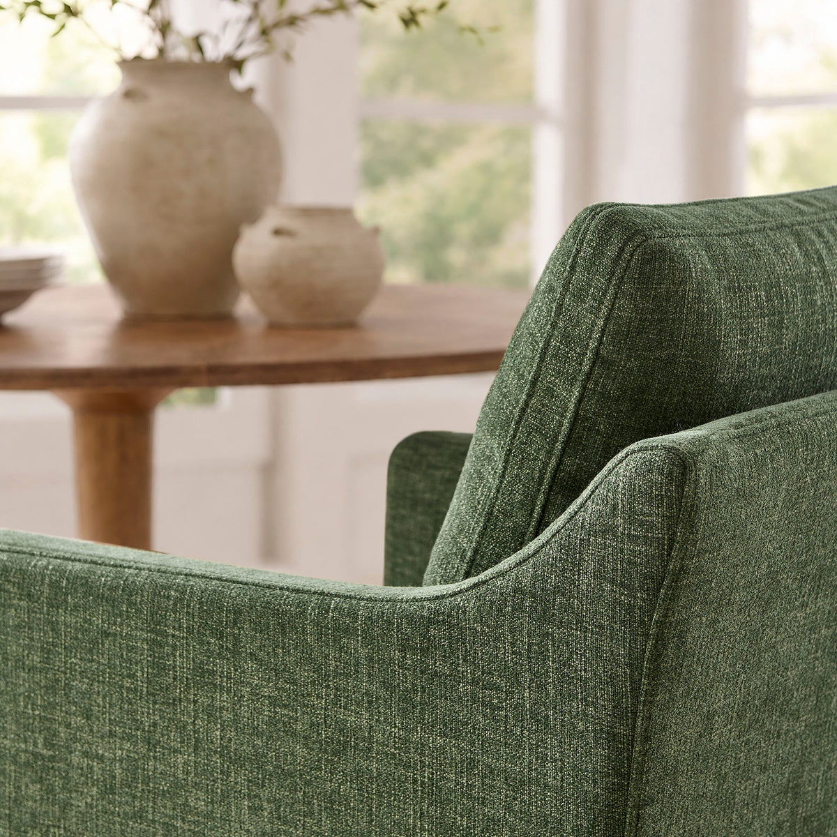 Serene Slipcovered Performance Fabric Dining Armchair by Modway, photo 10 of 40
