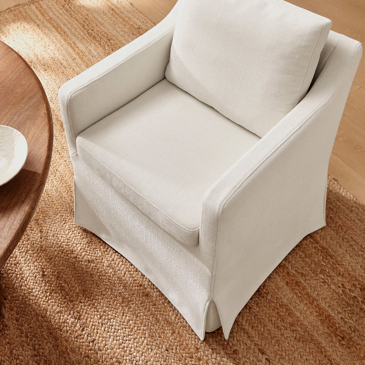 Serene Slipcovered Performance Fabric Dining Armchair by Modway, photo 39 of 40