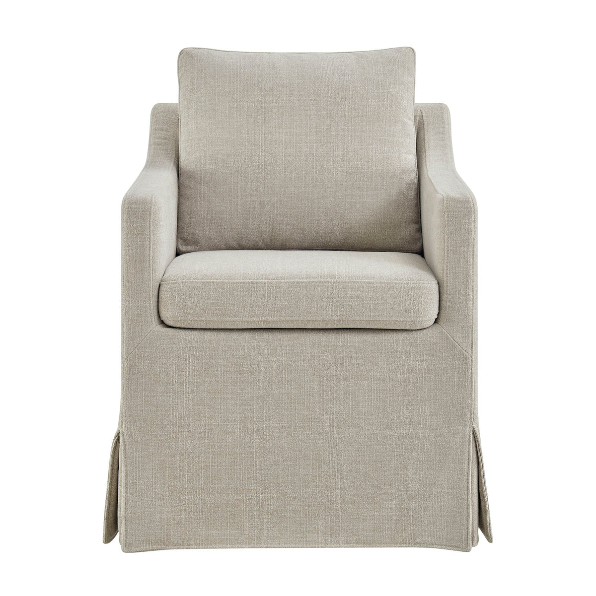 Serene Slipcovered Performance Fabric Dining Armchair by Modway, photo 16 of 40