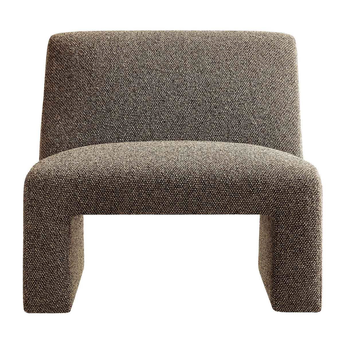 Amita Lattice Boucle Upholstered Armless Accent Chair by Modway, photo 6 of 18