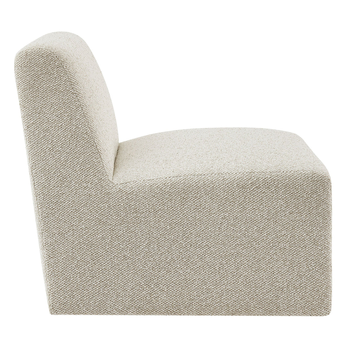 Amita Lattice Boucle Upholstered Armless Accent Chair by Modway, photo 13 of 18