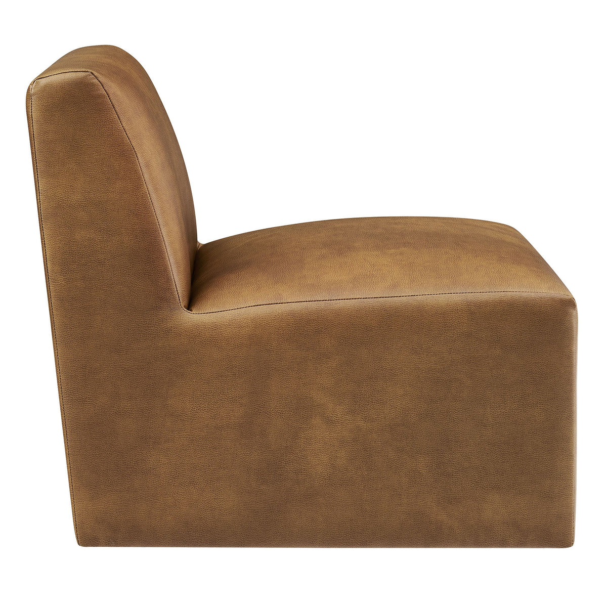 Amita Vegan Leather Armless Accent Chair by Modway, photo 4 of 27