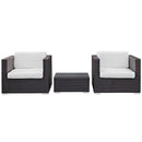 Burrow 3 Piece Outdoor Patio Sofa Set by Modway by HouseOfZazla