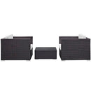 Burrow 3 Piece Outdoor Patio Sofa Set by Modway by HouseOfZazla