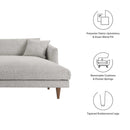 Zoya Right-Facing Down Filled Overstuffed Sectional Sofa by Modway by HouseOfZazla