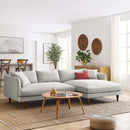 Zoya Right-Facing Down Filled Overstuffed Sectional Sofa by Modway by HouseOfZazla