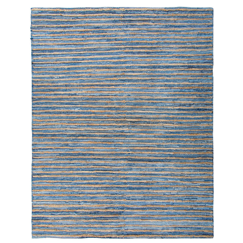 Lovecup Hemp and Denim Striped Rug 7'9" x 9'9" L184