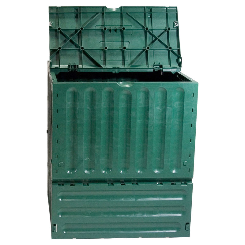 Outdoor Composting 110-Gallon Composter Recycle Plastic Compost Bin - Green, photo 4 of 4