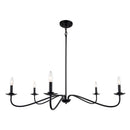 Ellie 5-Light Elegant Industrial Dimmable Chandelier
