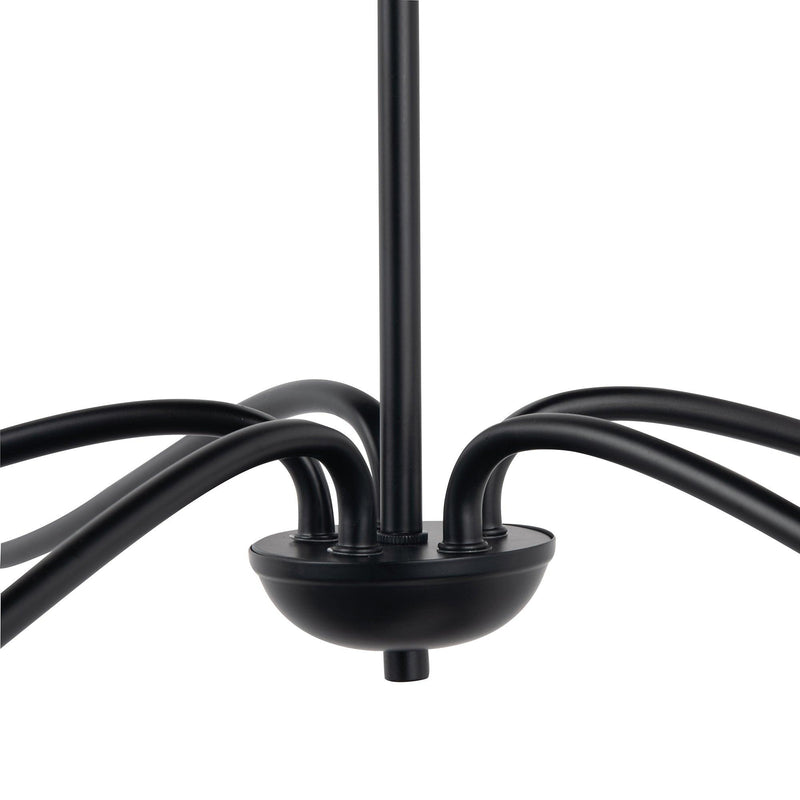 Ellie 5-Light Elegant Industrial Dimmable Chandelier