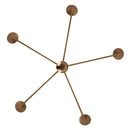 Ellie 5-Light Elegant Industrial Dimmable Chandelier