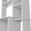 Versalles Writing Desk, Two Superior Shelves, Five Cubbies - White