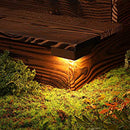 ELC02 8-Pack 3W LED Aluminum Hardscape Lighting Right Angle 3CCT Retaining Wall Lights, 12V Low Voltage Landscape Lights