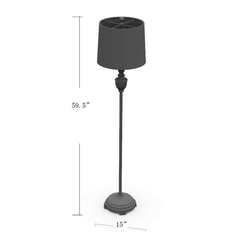 Worterberg Traditional Floor Lamp