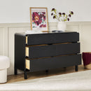Elias 6-Drawer Contemporary Dresser with Curved Top