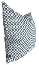 Elkhart Pillow Cover in Blue, Schumacher Textiles