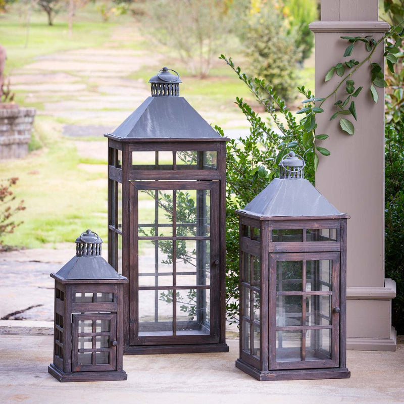 Lovecup Transom Window Lanterns, Set of 3 L259