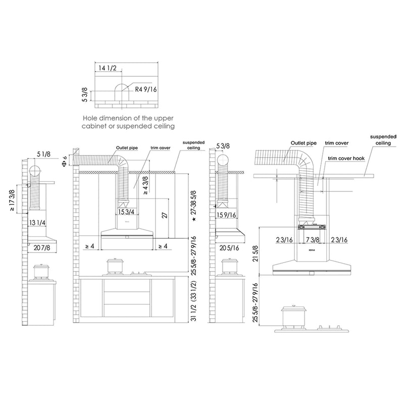 36" Wall Mount Perimeter Vent Series | EMG9030