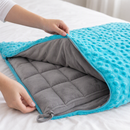 10 Lbs 48'' x 72'' Weighted Blanket for Kids with Removable Cover