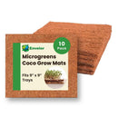 Coco Coir 9" x 9" Grow Mats by EnvelorHome
