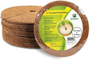 14 Inches Weed Control Discs Coco Tree Rings - 10 Pack by EnvelorHome