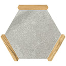 Cloud Gray Brown 9x10 Matte Hexagon Porcelain Tile (18 pack, 8.07 sq ft/case)