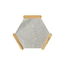 Cloud Gray Brown 9x10 Matte Hexagon Porcelain Tile (18 pack, 8.07 sq ft/case)