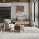 Cloud Gray Brown 9x10 Matte Hexagon Porcelain Tile (18 pack, 8.07 sq ft/case)