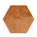 Terra Mauve White 9x10 Matte Hexagon Porcelain Tile (18 pack, 8.07 sq ft/case) - Sample