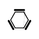 White Black 9x10 Matte Hexagon Porcelain Tile (18 pack, 8.07 sq ft/case)