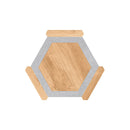 Oak wash Gray 9x10 Matte Hexagon Porcelain Tile (18 pack, 8.07 sq ft/case)