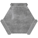 Coin Gray 9x10 Matte Hexagon Porcelain Tile (18 pack, 8.07 sq ft/case) - Sample